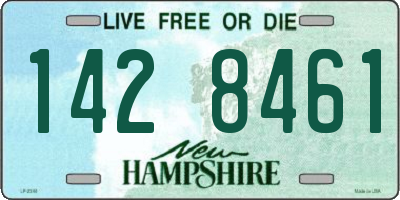 NH license plate 1428461
