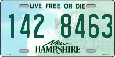 NH license plate 1428463
