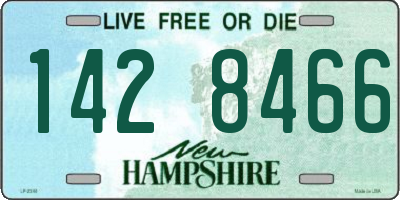 NH license plate 1428466