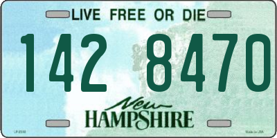 NH license plate 1428470