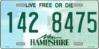 NH license plate 1428475