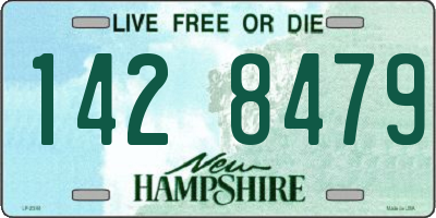 NH license plate 1428479
