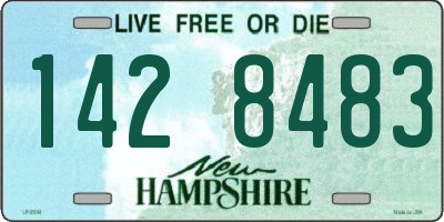 NH license plate 1428483