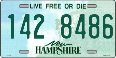 NH license plate 1428486