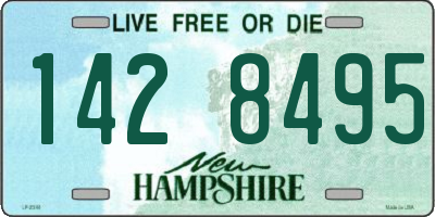 NH license plate 1428495