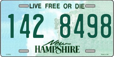 NH license plate 1428498
