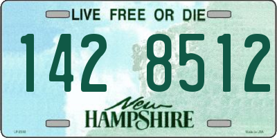 NH license plate 1428512