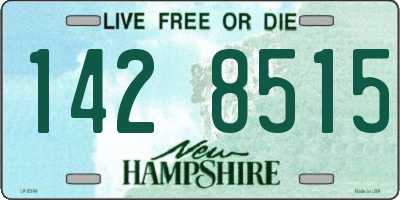 NH license plate 1428515