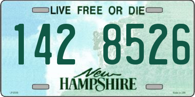 NH license plate 1428526