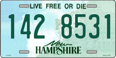 NH license plate 1428531