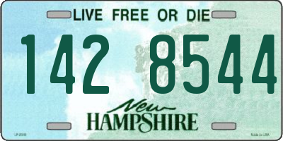 NH license plate 1428544