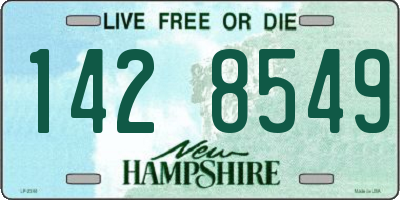 NH license plate 1428549