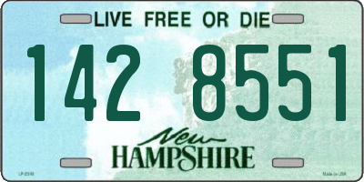 NH license plate 1428551