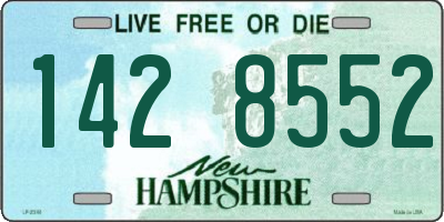 NH license plate 1428552