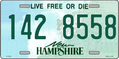 NH license plate 1428558
