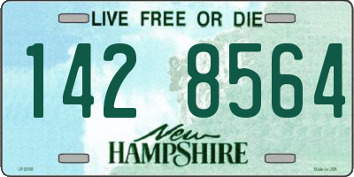 NH license plate 1428564