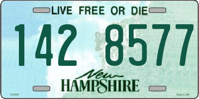 NH license plate 1428577