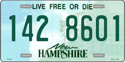 NH license plate 1428601