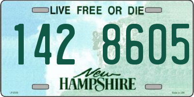 NH license plate 1428605
