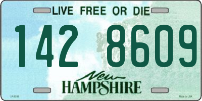 NH license plate 1428609