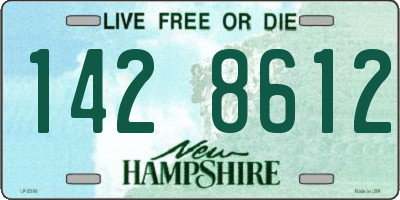NH license plate 1428612