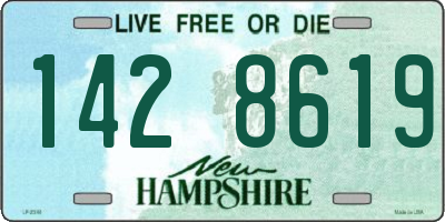 NH license plate 1428619