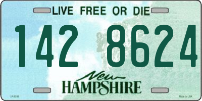 NH license plate 1428624
