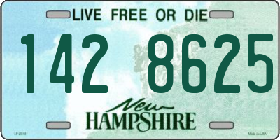 NH license plate 1428625