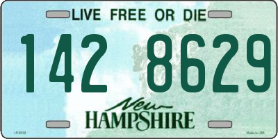NH license plate 1428629