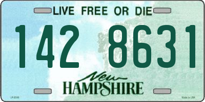 NH license plate 1428631
