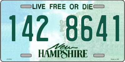NH license plate 1428641