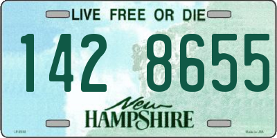 NH license plate 1428655