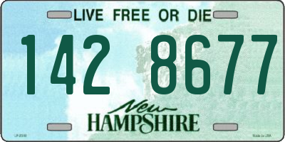 NH license plate 1428677