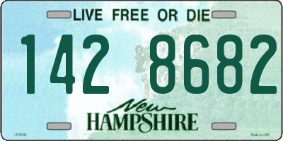 NH license plate 1428682