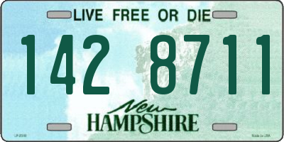 NH license plate 1428711