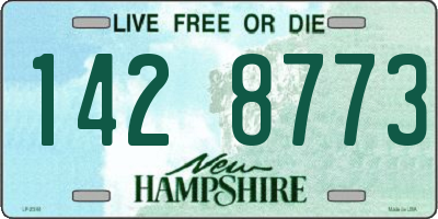 NH license plate 1428773