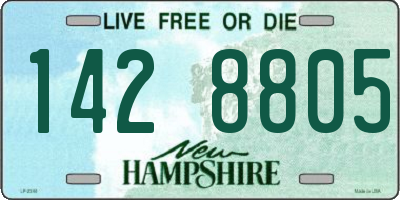 NH license plate 1428805
