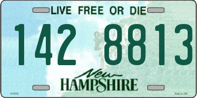 NH license plate 1428813