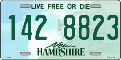 NH license plate 1428823