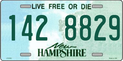 NH license plate 1428829