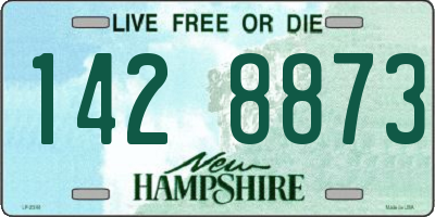 NH license plate 1428873