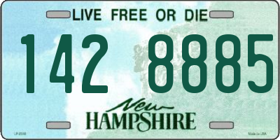NH license plate 1428885