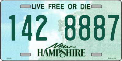 NH license plate 1428887
