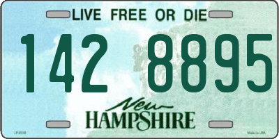NH license plate 1428895