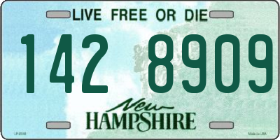 NH license plate 1428909