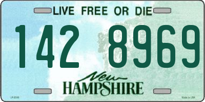 NH license plate 1428969