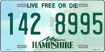 NH license plate 1428995