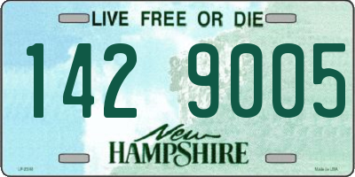 NH license plate 1429005