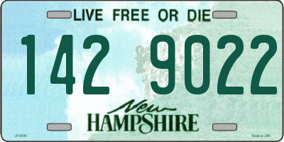 NH license plate 1429022