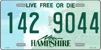 NH license plate 1429044